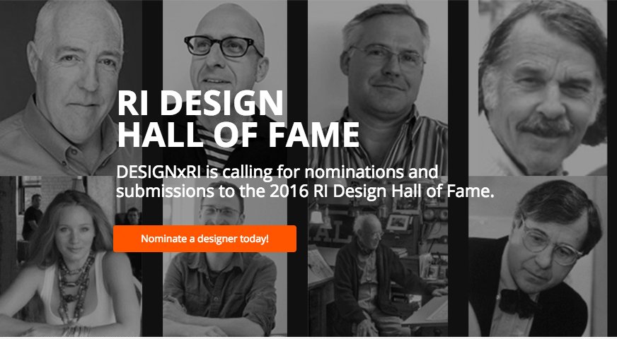 DESIGNxRI's tweet photo. Call for Nominations! 2016 RI Design Hall of Fame #designxri #halloffame #ourbackyardri https://t.co/60TIXkGkGj https://t.co/TrgJqJgG6t