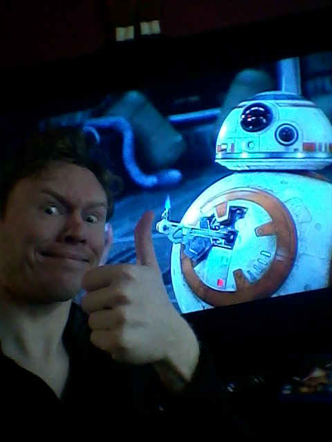 HT_Film's tweet photo. No prizes for guessing what we're watching today #BBGr8 #TheForceAwakens #BluRey https://t.co/U7Qn9WHl8T