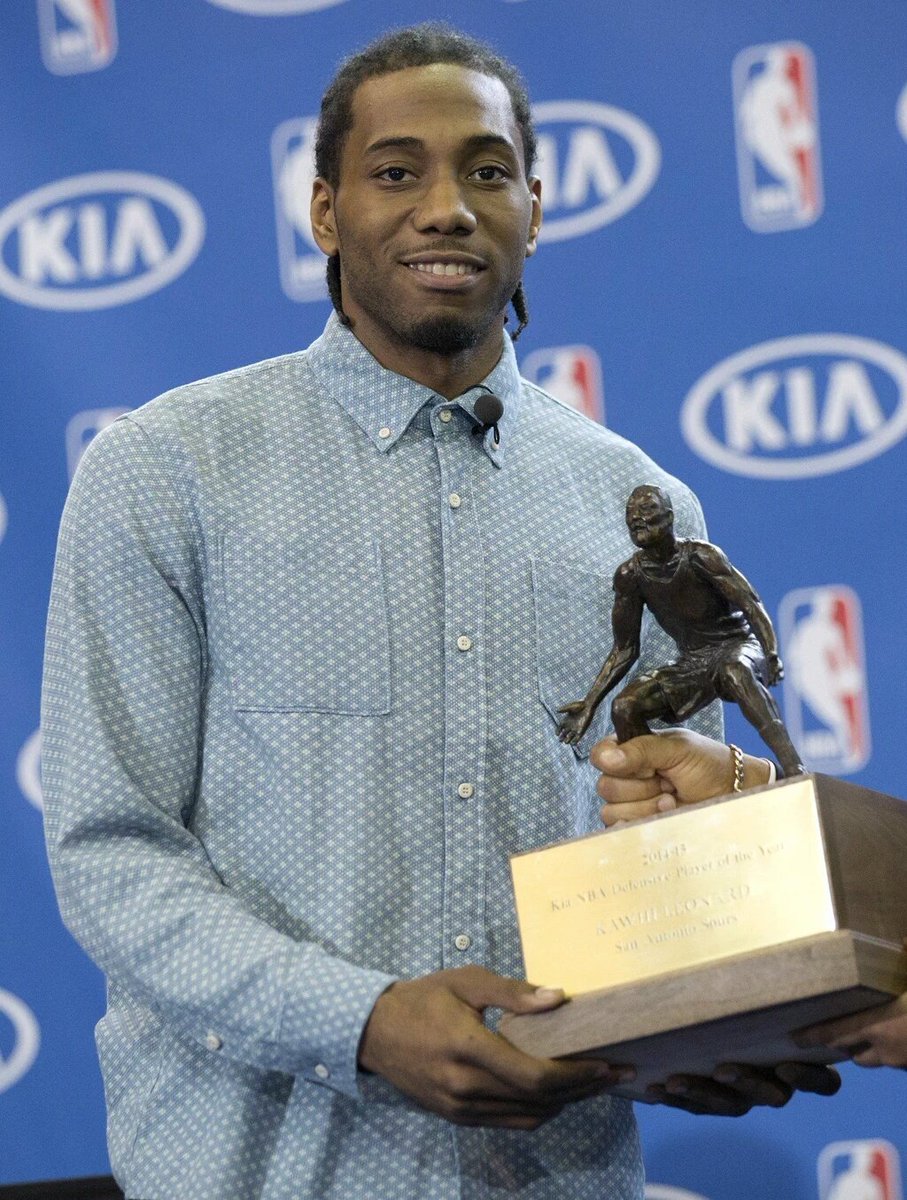 jerseyprovider's tweet image. Kawhi Leonard is the first non-center to win back-to-back DPOY since Dennis Rodman in 1990 and 1991.