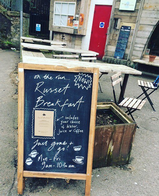 On the run? We have a great grab and go breakfast menu for those early starts! And get a free coffee with your food!