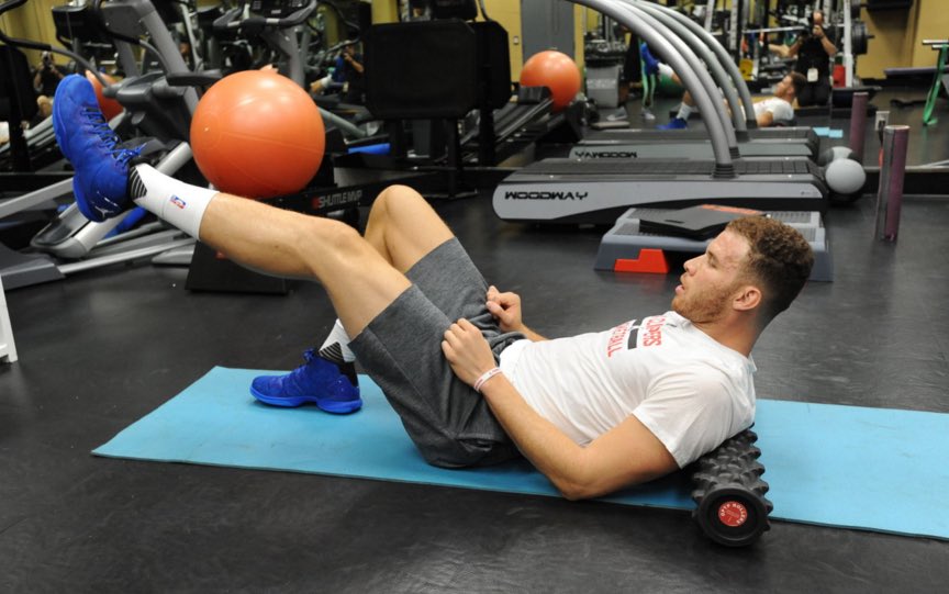 ImBlakeGriff's tweet photo. .@blakegriffin32 before yesterday's game against the Portland Trailblazers: https://t.co/vO3l0PBaeN