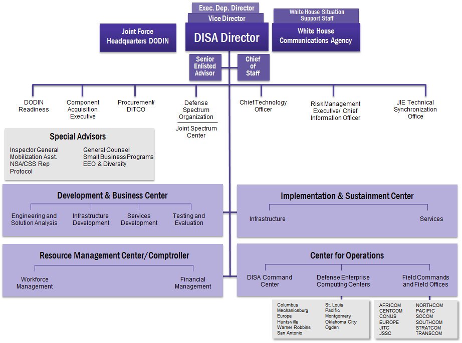 Disa Org Chart