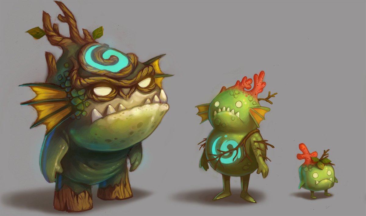 RebelHippoInc's tweet image. You never know what may be lurking in the fog of the Spooky Forest #JustPretend #ConceptArt #GameArt