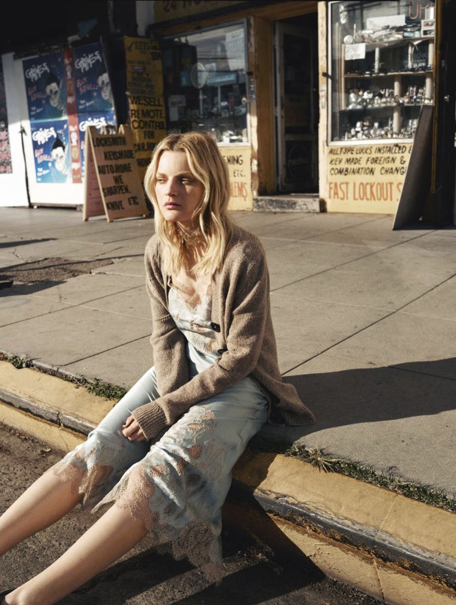 Guinevere Van Seenus (American model, born in 1977) for Self Service Magazine SS 2016