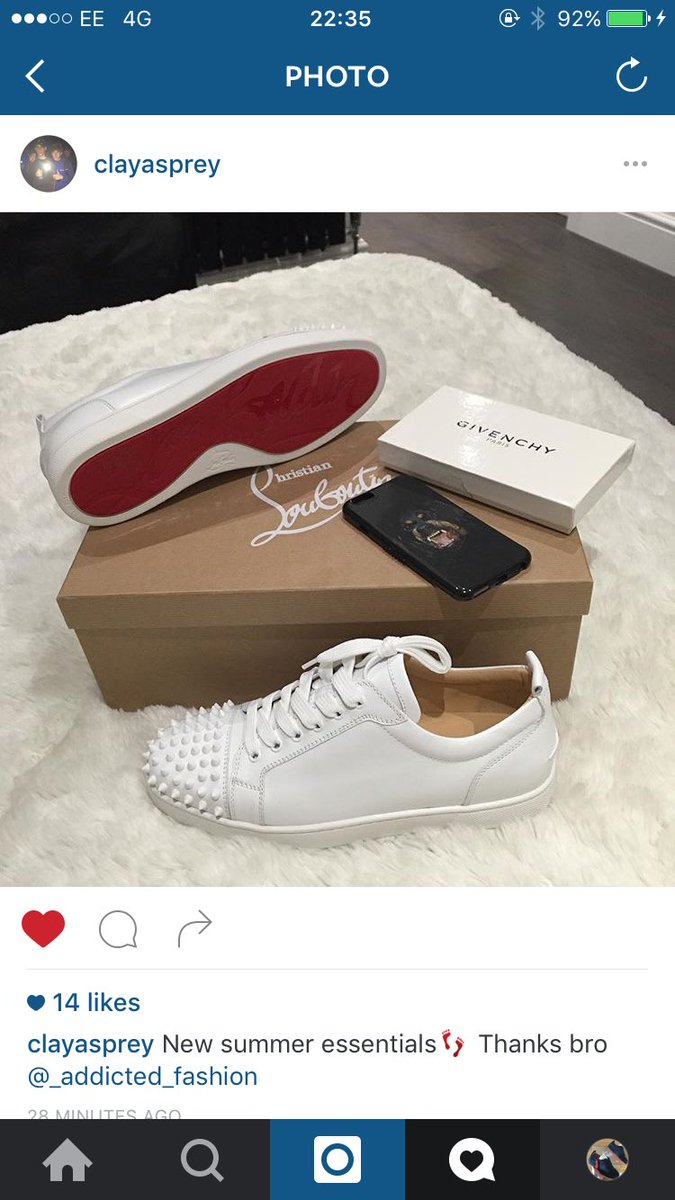 addicted_fash's tweet photo. Another satisfied client. 
#personalshopper #luxuryshopping #louboutin #redbottoms @_addicted_fashion https://t.co/p1CSikQXkd