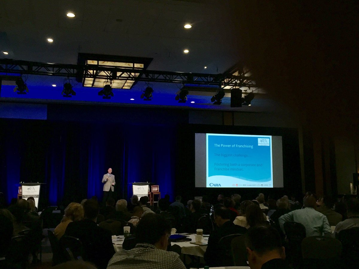 Great start to Day 2 of #cfa2016 National Convention in #Ottawa! Our second keynote presentation by Ken Otto of Cara