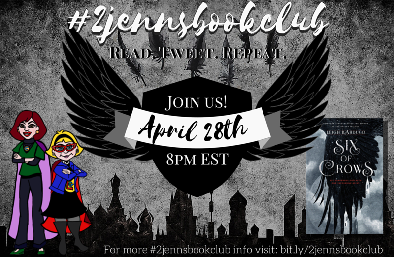 jenniferlagarde's tweet photo. Can’t wait to chat about @LBardugo’s Six of Crows w/#2jennsbookclub on 4/28! https://t.co/TiNORABeb1 #yalit #tlchat https://t.co/Xx21iIov0q