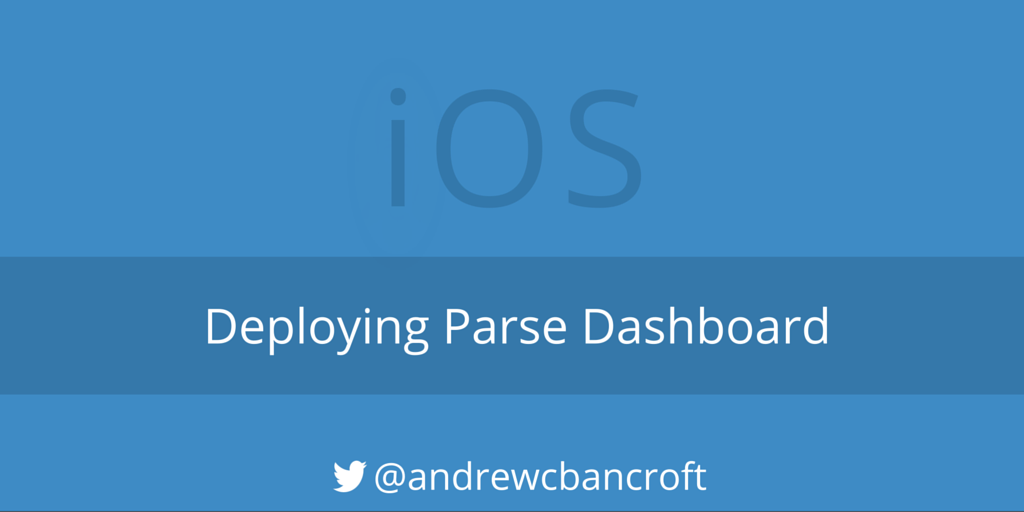andrewcbancroft's tweet image. -New Walkthrough-
Deploying Parse Dashboard

bit.ly/deploy-parse-d…

#Parse #ParseMigration #iOSDev