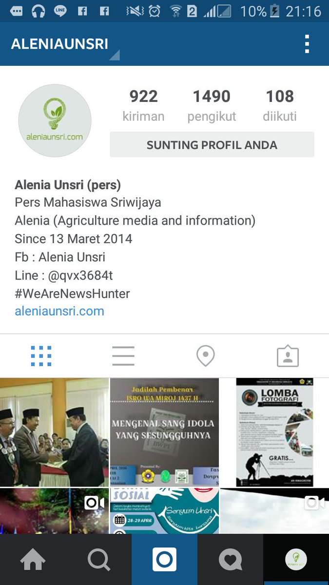 Alhamdulillah followers aleniaunsri terus bertambah setiap harinya. Bukan hanya itu, postsannya jg udah hampir 1000