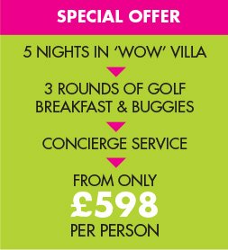 Exclusive Villa Golf tweet media