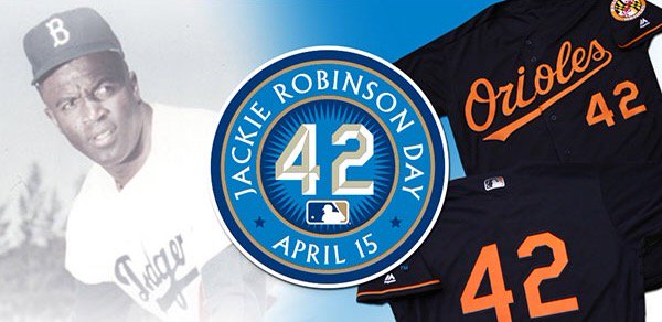 Orioles's tweet image. Bid now on Orioles game-worn &amp;amp; autographed Jackie Robinson No. 42 jerseys here:  atmlb.com/1WB31Vq