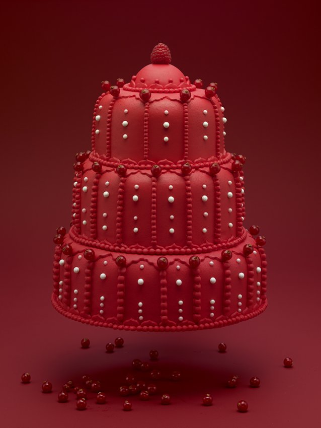 Nouvelle #naturemorte #FlyingCakes framboise groseille - série à voir sur alaincornu.com/communication/…