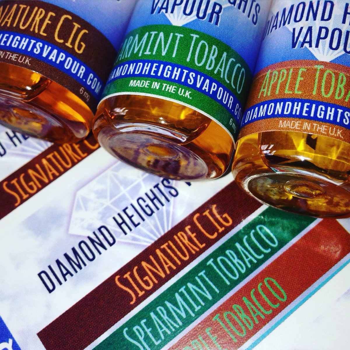 VapeDHV's tweet photo. #TobaccoTrio #stopsmoking #tryvaping #vaping #vapetohealth #nicotine #reducing  blends.
https://t.co/oddgpAVysM https://t.co/R9zbWTlT62