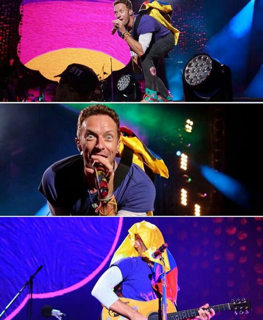 Guimibe27's tweet photo. #GraciasColdplay por volver a Colombia. Los esperamos pronto. We love you! @coldplay @ColdplayColombi https://t.co/8A7nW4OM0t