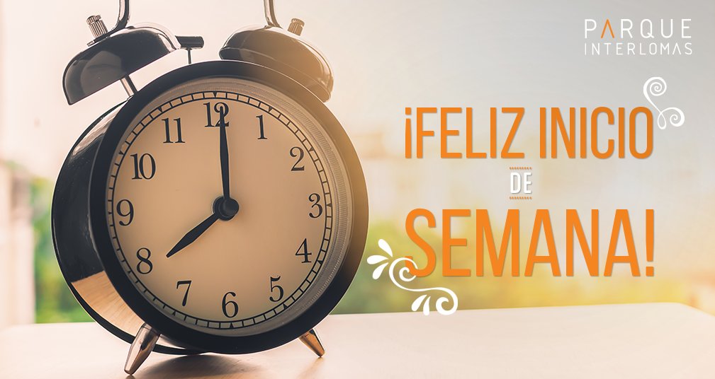 ¡Los lunes inician mejor en el Parque! #FelizLunes #YaesLunes #LunesConMuchaPila