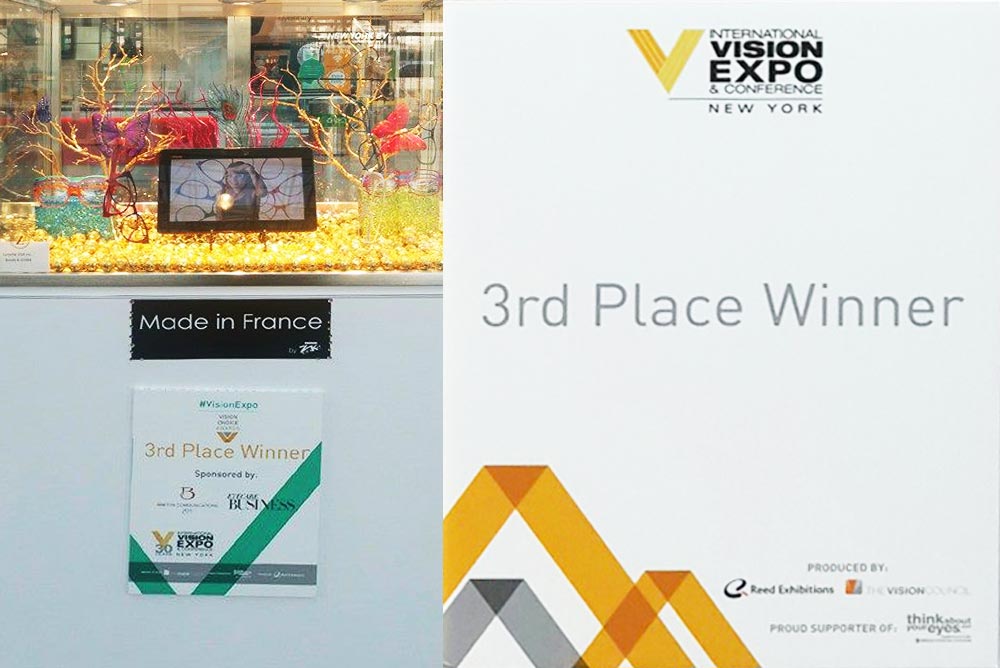 ZenkaDiffusion's tweet photo. #ZenkaDiffusion à la 3ème place
"Best New Product"
#VisionExpo New York
#lunettes #eyewear
#optique https://t.co/ZxPiqJAdv7