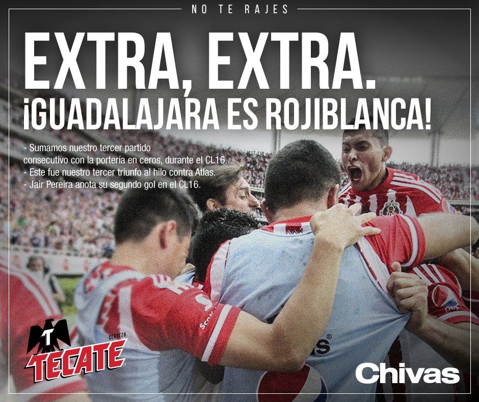 Chivas's tweet photo. ¡Buenos y rojiblancos días! 🔴⚪️ https://t.co/Su3oBsyYxp