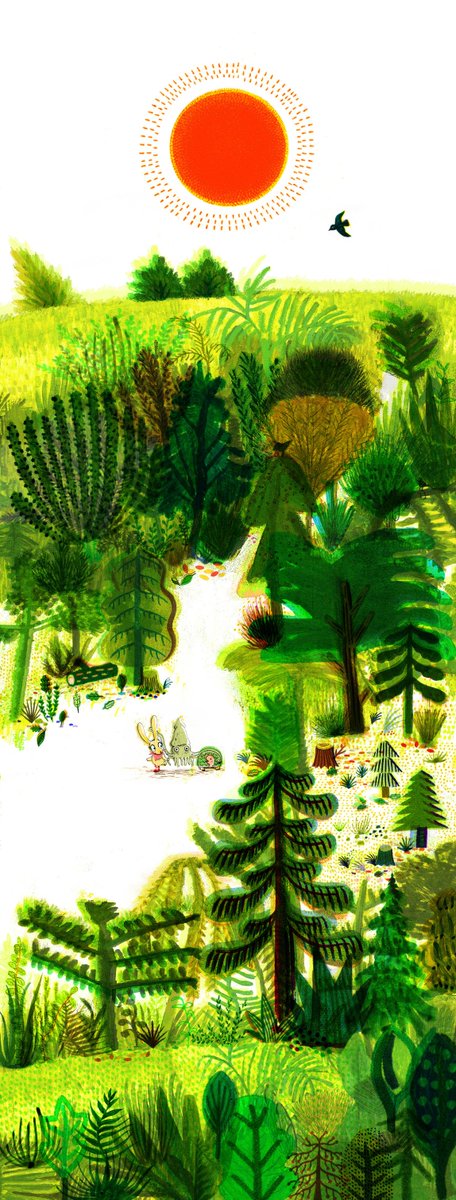 adgallery's tweet image. Install is well underway for #BolognaBookFair, opening 4/21. This is one of 100s of gorgeous illustrations on view