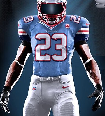 texans oilers uniform