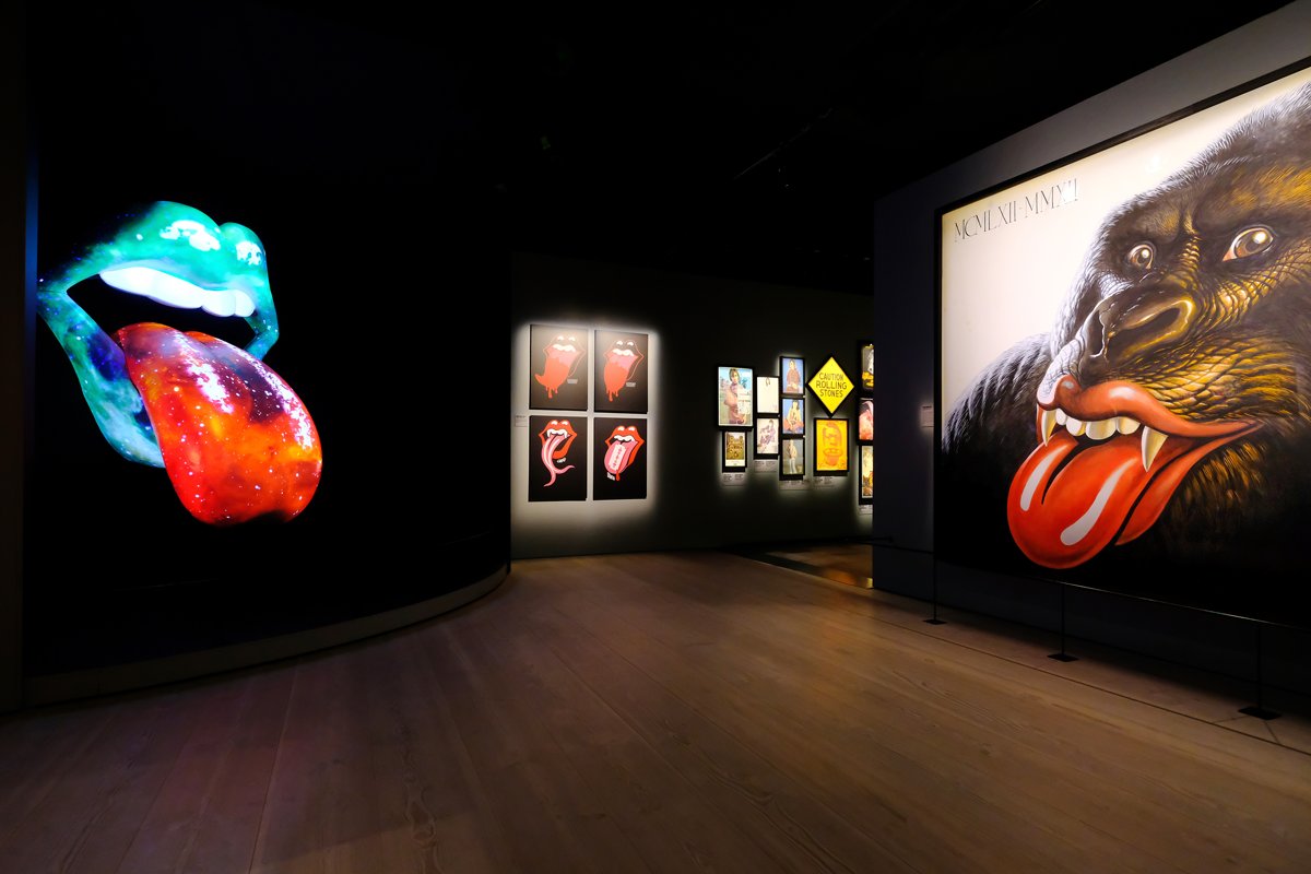 RollingStones's tweet photo. A sneak peek at 4 of the 9 galleries that make up Exhibitionism #StonesIsm 
Tickets: https://t.co/8fBuIHCD6x https://t.co/aRWN6K3T1i