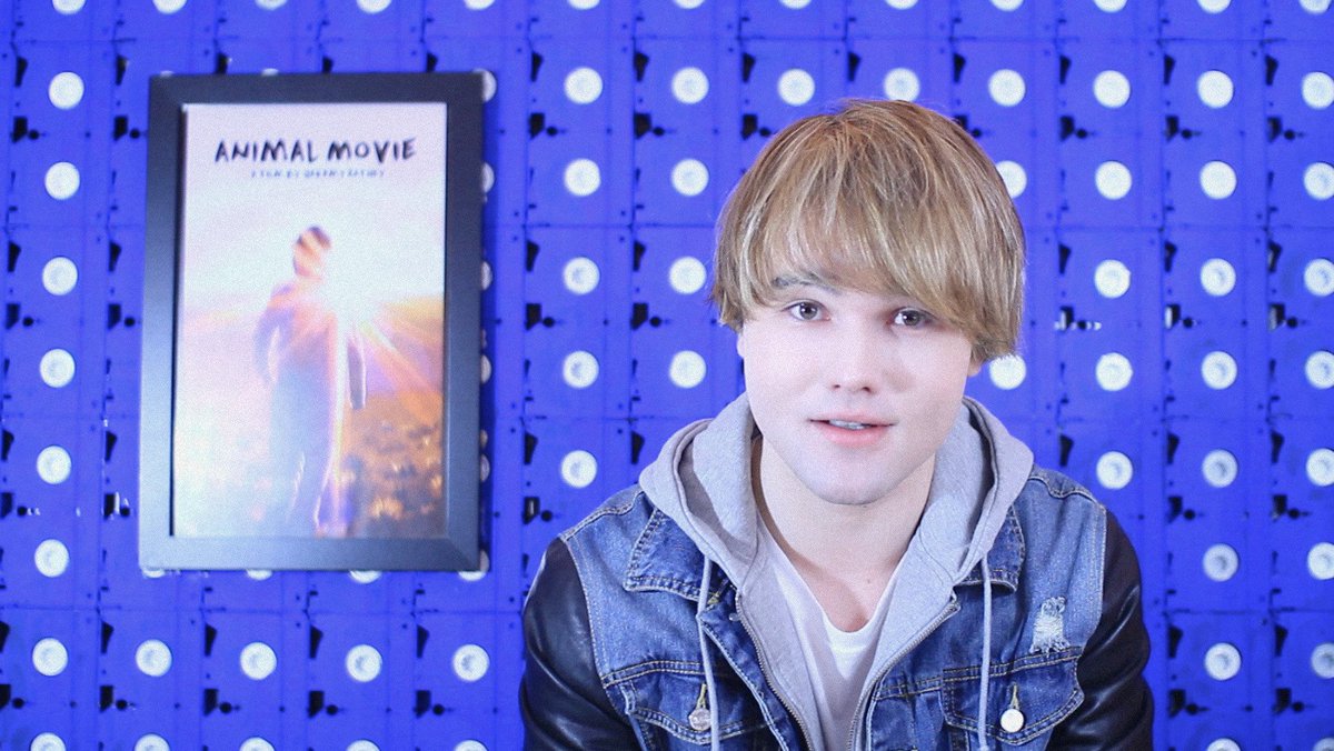 Created this wall of blue VHS tapes for the film’s crowdfunding campaign! Only 13 Days Left! kck.st/1N2HPQv