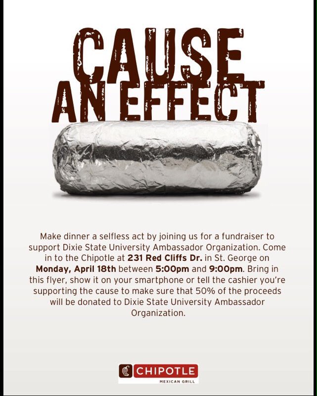 Tayler_DSU's tweet photo. Chipotle is the move tonight!! See you all there 🙌🏼 https://t.co/DKzciTdeoY