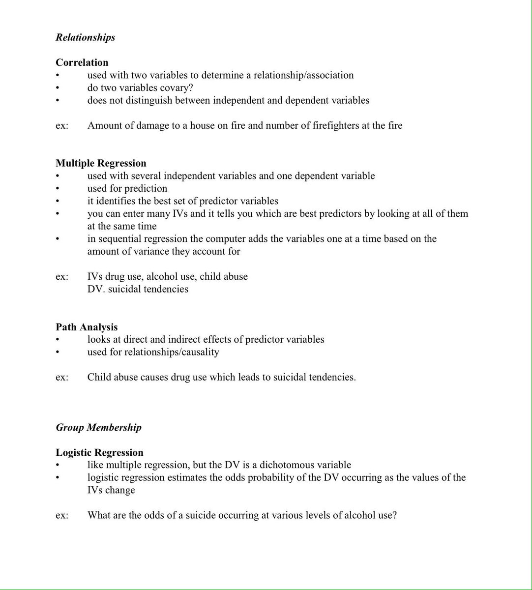 PsyOfMNL's tweet photo. Statistical tests &amp; when to use them https://t.co/skT3aVNC8i