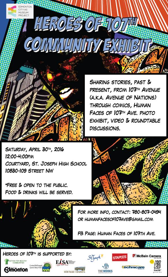 HumanFaces107av's tweet photo. Come Check out The #heroesof107thave on Saturday April 30th,2016 from 12-4pm at St. Joseph High School! https://t.co/kFLGLAnLov