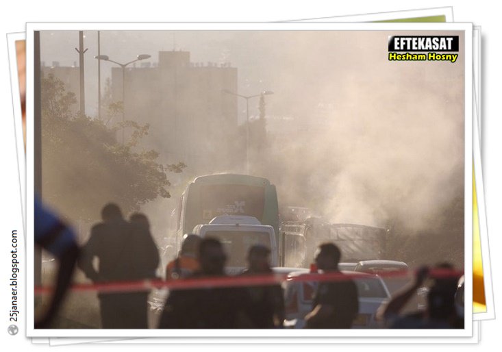 عـــاجـــل بالصور إصابة 20 شخصا في انفجار حافلة بالقدس (18 صورة )
