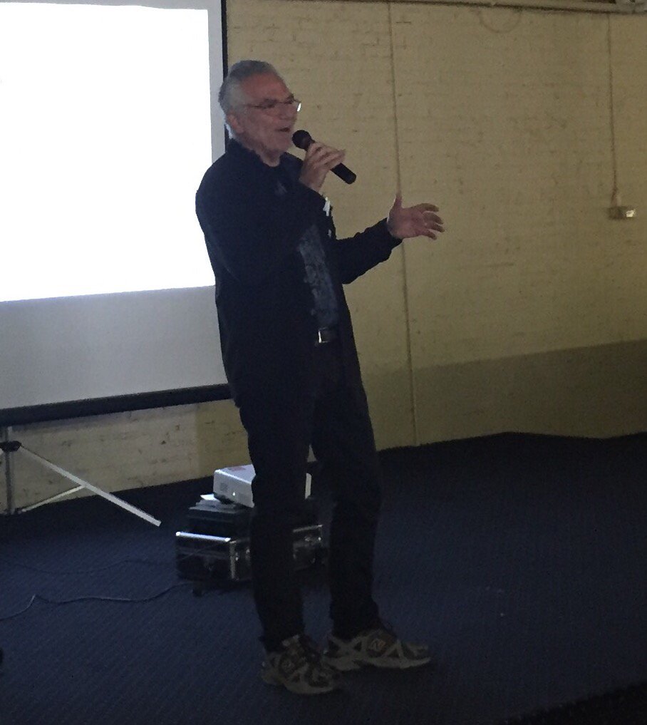 ejcanty's tweet photo. Bill @thecoffeetrust taking about grass roots community building at @coopcoffees Americus event. #coopscaa https://t.co/FqUxJzbPee