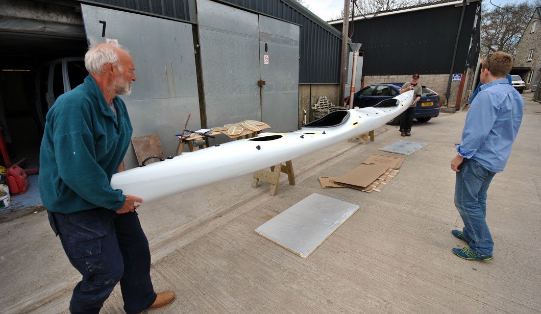 A few photos from the final testings of the 6.8m duo kayak for the #wakeofthefinnmen expedition! ©Michael Cranmer