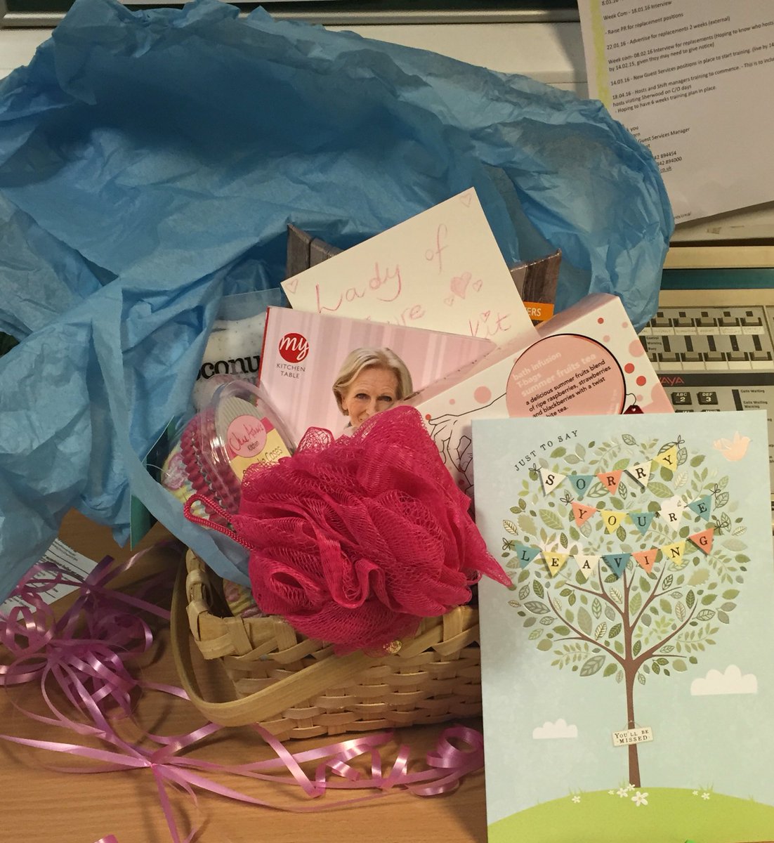 SamJThorn's tweet photo. @J355B thanks so much again for my leaving gift #ladyofleisure I love it!!! https://t.co/j3JiBg7CHb
