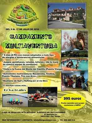 AlberguedelPas's tweet photo. CAMPAMENTOS DE VERANO 2016,de 9 al 17de julio de 2016,#AlberguedelPas #AuladeNaturaleza #MedioAmbiente #Naturaleza https://t.co/BQv4vJfOTK