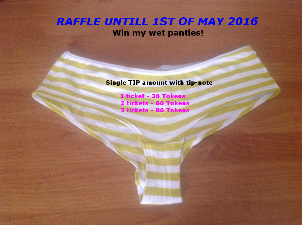 Katrin Blonde on Twitter: "RAFFLE GUYS!!! WIN MY WET PANTIES!!!!! https://t.co/tuf457n5QM" / Twitter