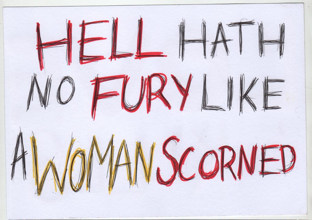 IolantaGoethe's tweet photo. Hell hath no fury like a woman scorned ( пословица) 

- фурия в аду ничто в сравнении с брошенной женщиной. https://t.co/Aa8tdYAlVh