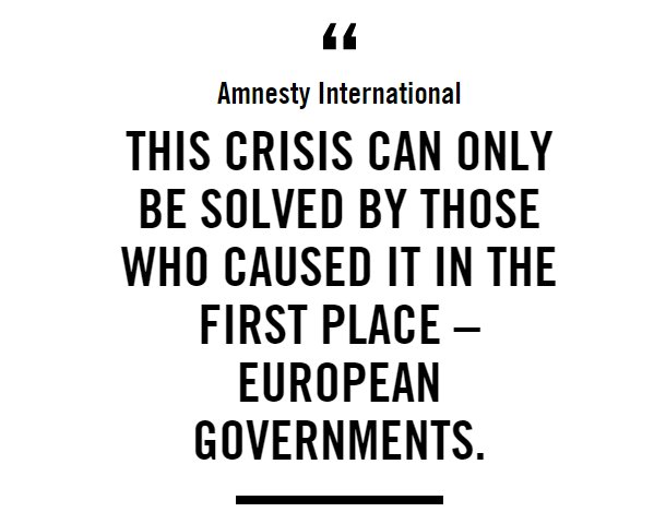 GaurivanGulik's tweet photo. "Our blankets are soaked with water"-new @AmnestyOnline report on refugees trapped in Greece https://t.co/nxLGvpAIoq https://t.co/pzRIHkzjXr