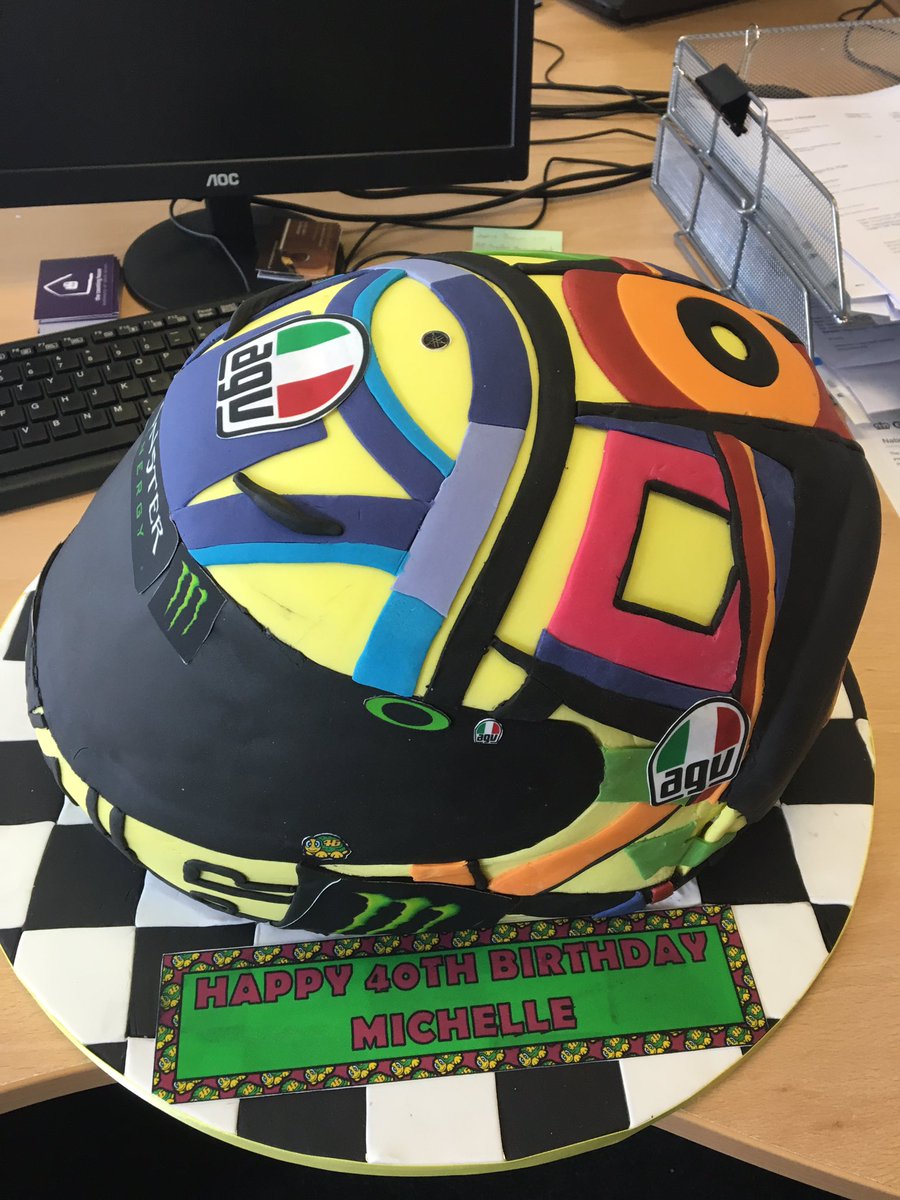 CountingHse's tweet photo. Michelle's birthday cake went down well at TCH Headquarters today. https://t.co/wid1ge1T0F