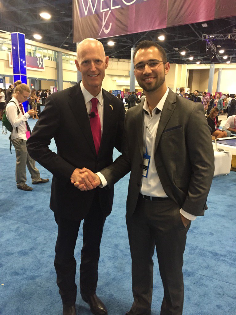MatthewJGallo's tweet photo. Awesome day in South Florida for Technology!  @eMergeAmericas with @FLGovScott and @UDTCorp https://t.co/7wpqGtf98c