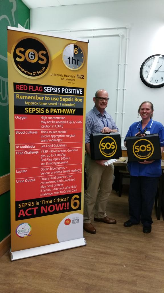 Launch of #sepsisaware at UHL with  <a href="/sarah_odams/">Sarah Odams</a> and @JohnnyP999 <a href="/SepsisForum/">Sepsis Forum</a> @Day1Sepsis <a href="/SepsisAlliance/">Sepsis Alliance</a>