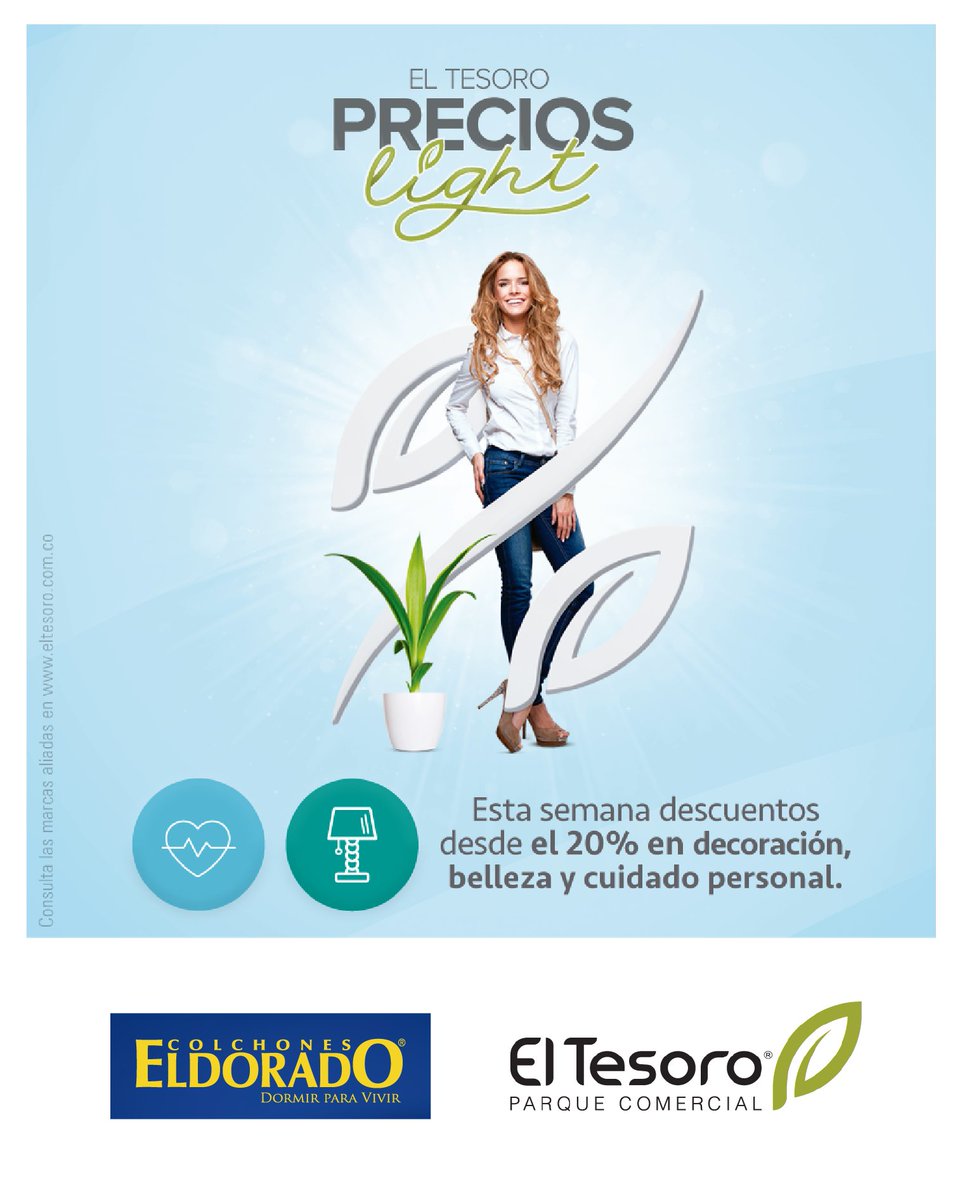 ColElDorado's tweet photo. #PreciosLight en el C.C. El Tesoro en Medellín - Local 1586. Te esperamos del 18 al 20 de abril. @El_Tesoro https://t.co/s1NEdLAIoX