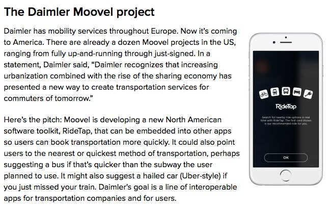 SusanShaheen1's tweet image. Mercedes-Benz parent Daimler launches US mobility service called @moovelUS; extremetech.com/extreme/226685… #dmo2015 #ce256