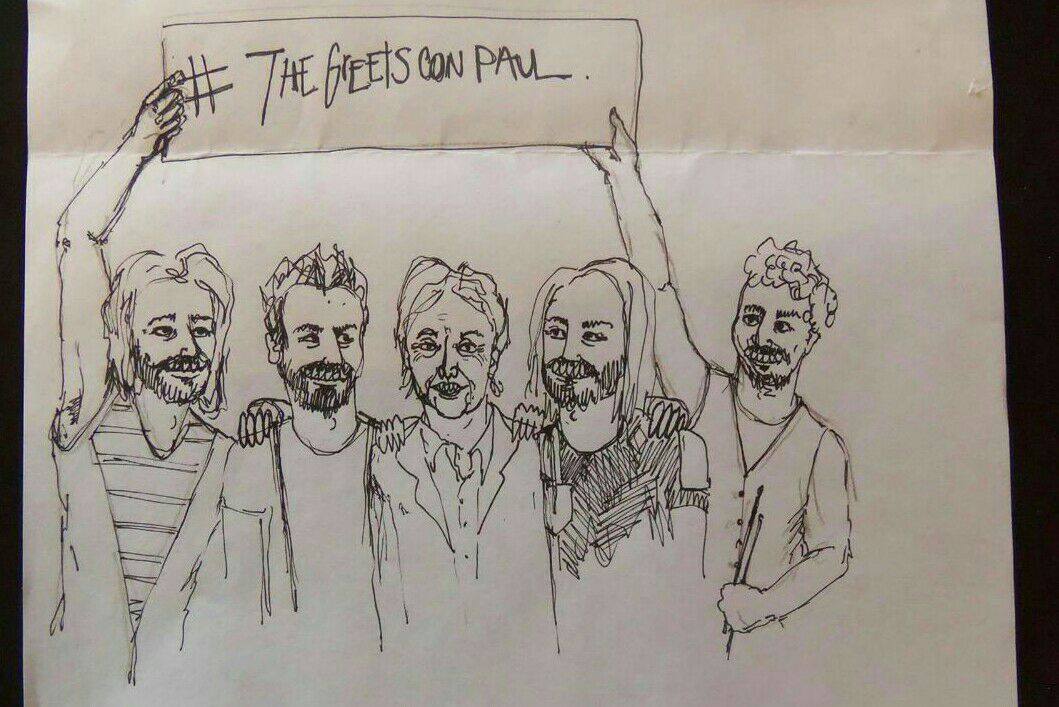 Thegreets's tweet photo. En un mundo animado cumplimos nuestro sueño.
Nos ayudan a hacerlo realidad?
#TheGreetsConPaul @PaulMcCartney https://t.co/1T8iSByMqD