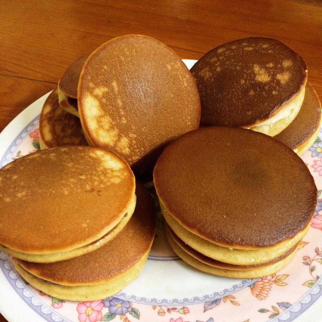 japanesefoodx's tweet image. ying_instafood: Dorayaki #dorayaki #homemade #redbeanpaste #cheese #japanesefood