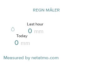 Det regner ikke netatmo.com/product/station #netatmo