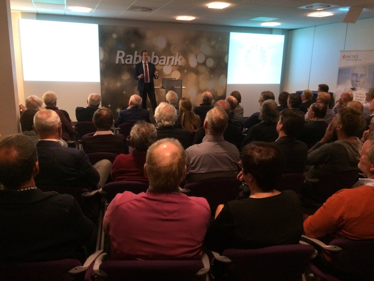 Petimes's tweet photo. Namens @RaboPZ interessante beursborrel over @Robotics bij @RaboHelmond met @DoreendeH https://t.co/u53l05zqHL