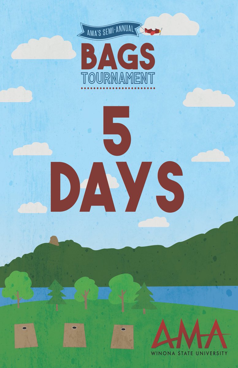 winonastateama's tweet photo. You better be practicing, this is going to be AMAs biggest tournament yet! #AMABAGS https://t.co/ck07f7MEP0