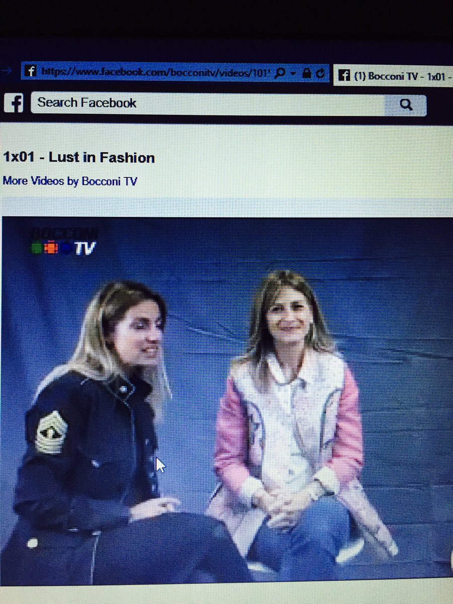 Nicolin3Barbara's tweet photo. Bocconi TV ! https://t.co/IIAlgVs8zE