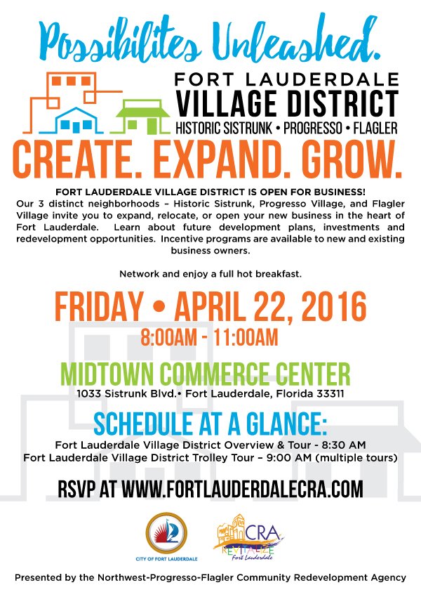 SBWFLL's tweet photo. Join us on 4/22 to learn about the many opportunities available to business owners in Fort Lauderdale. RSVP Now! https://t.co/WcgaCQcDZ7