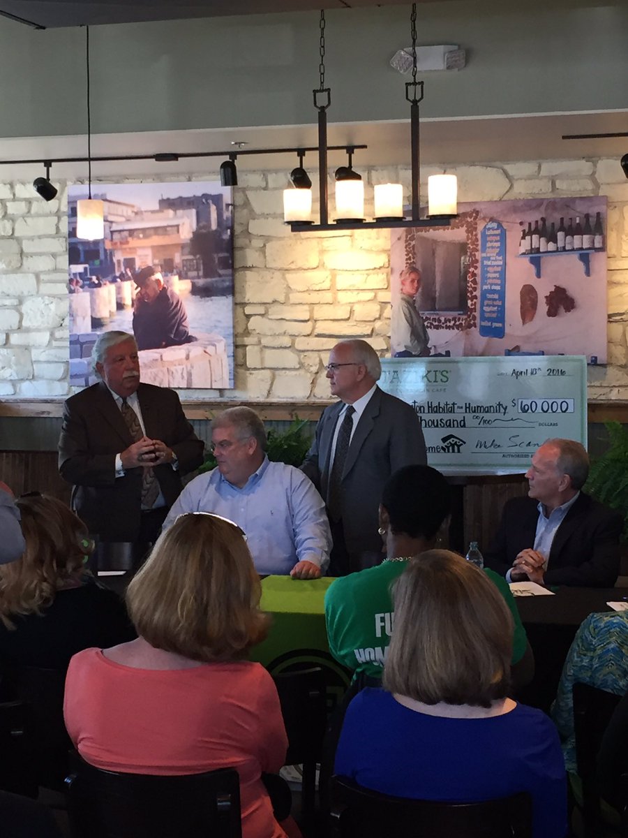 A new business with a huge heart! Welcome Taziki's Mediterranean Cafe! Congrats <a href="/lexhabitat/">Lexington Habitat for Humanity</a>