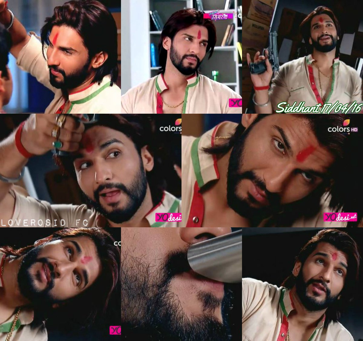 avikamanishfcx's tweet photo. Gunda #Siddhant 🔫🔪😍😘💕
#NewLook
Fabulous perfrmnce @manishmischief 👏👍
#RoSidians #17April2016 #SSK @ColorsTV https://t.co/SS1IW7Eg75